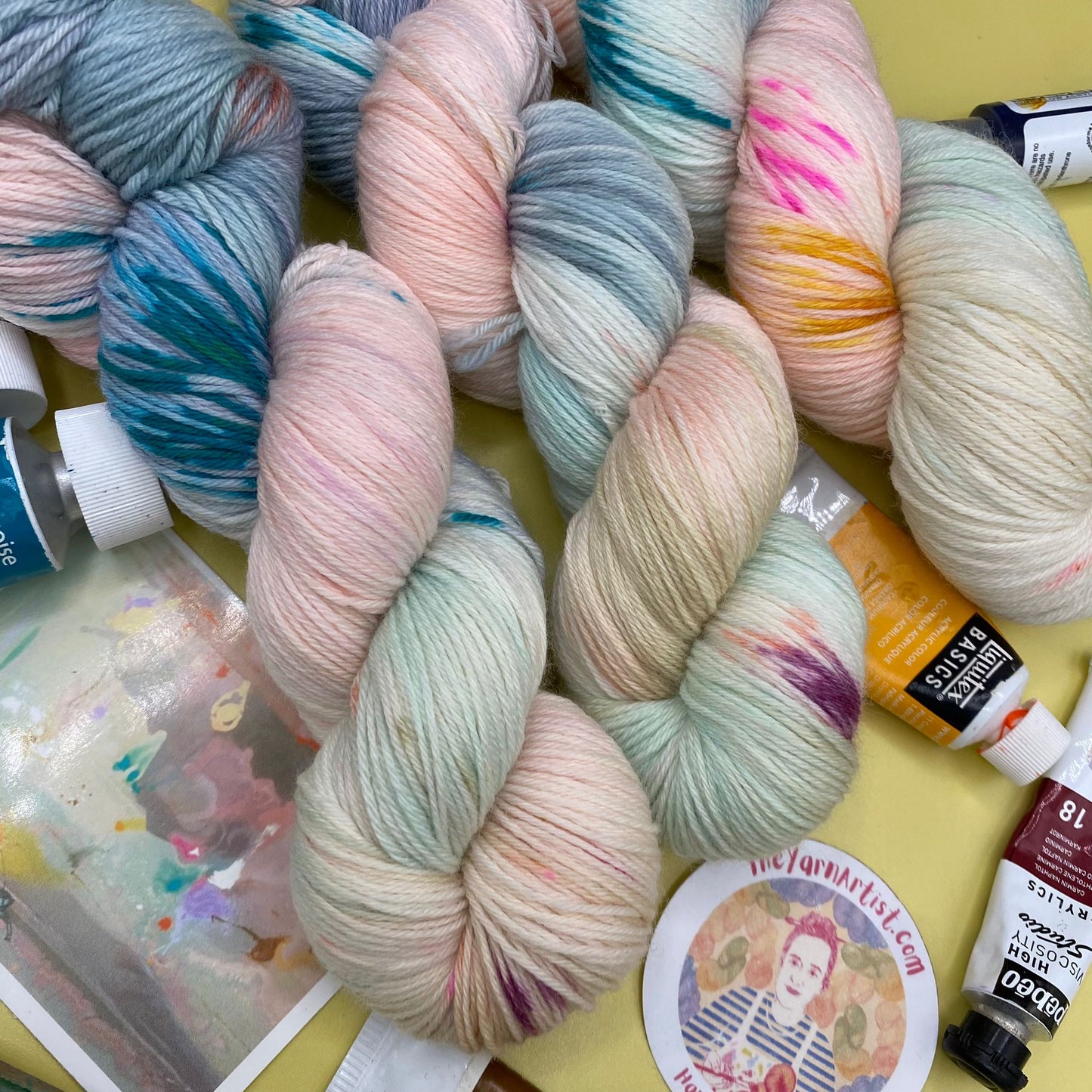 Helen Frankenthaler Grey Fireworks - Superwash Merino 4 Ply