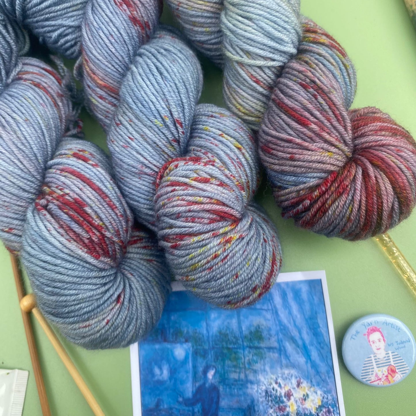 Marc Chagall's Artist and His Model - Superwash Merino DK
