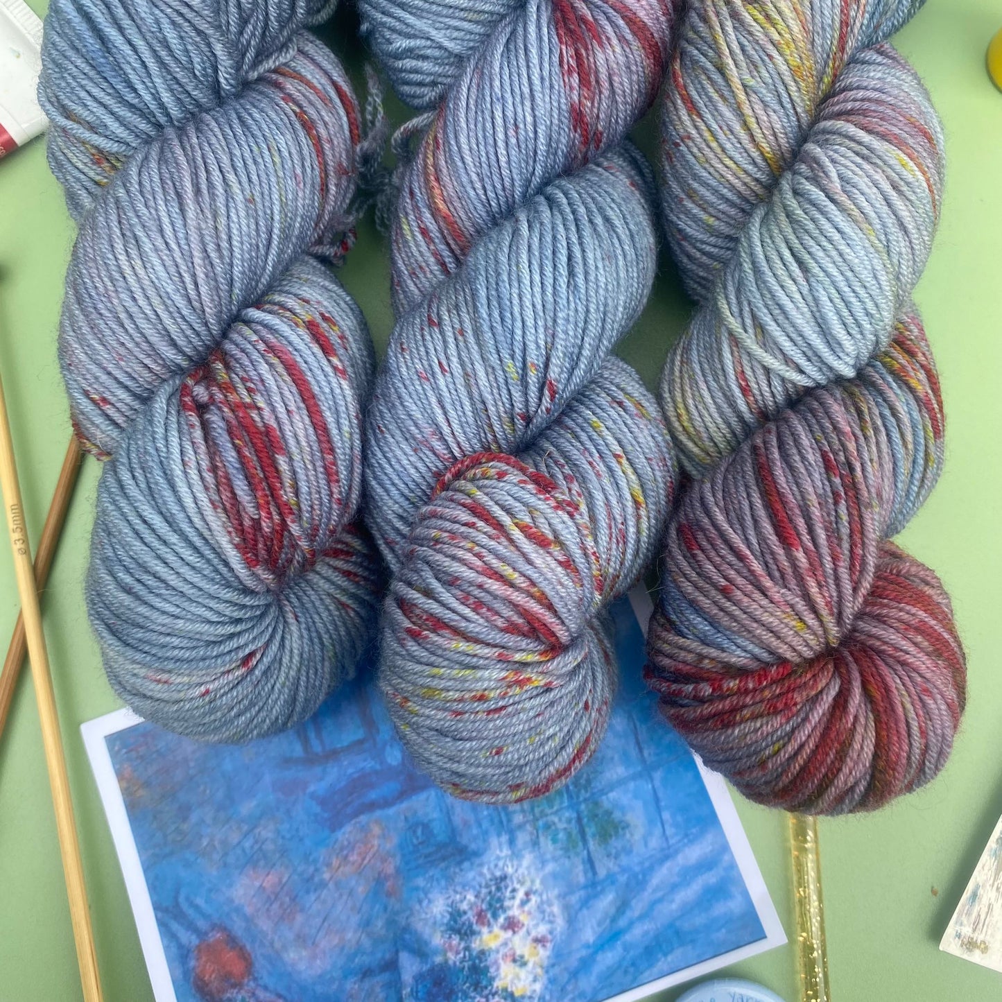 Marc Chagall's Artist and His Model - Superwash Merino DK