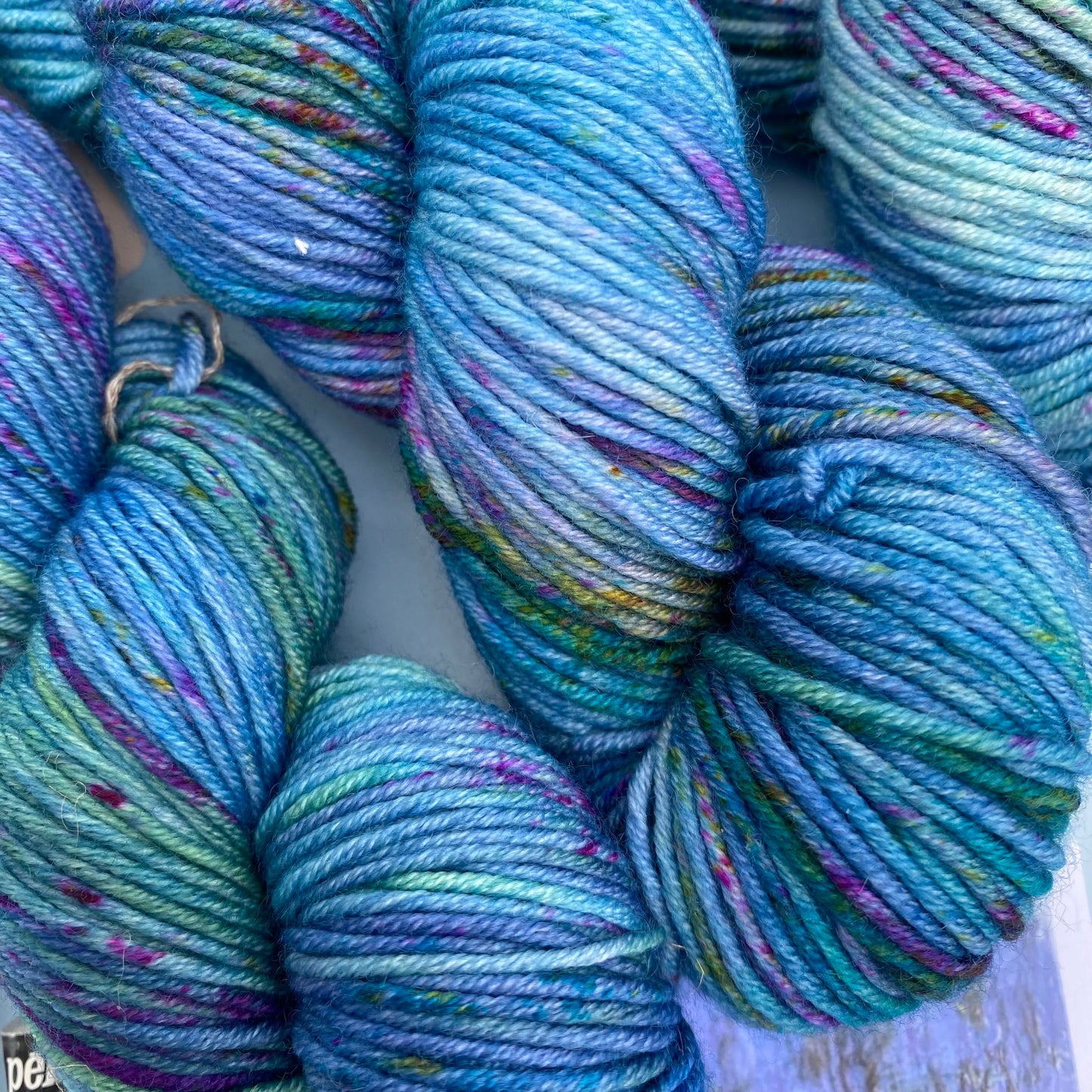 Monet's Blue Waterlillies - Superwash Merino DK