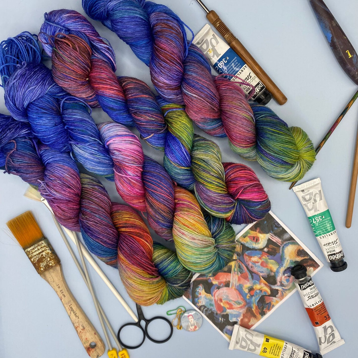 Kandinsky's Improvisation Deluge - Superwash Sock 4 Ply