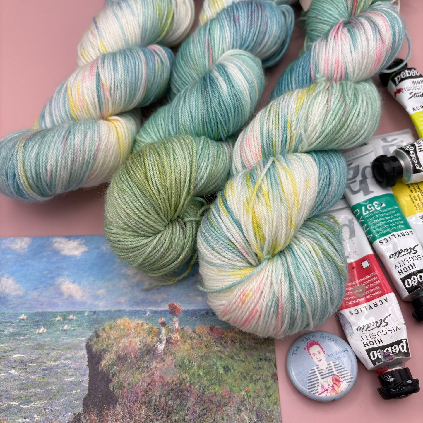 Monet Collection - 100g Skeins- Superwash Merino DK and 4 Ply - Ready to ship