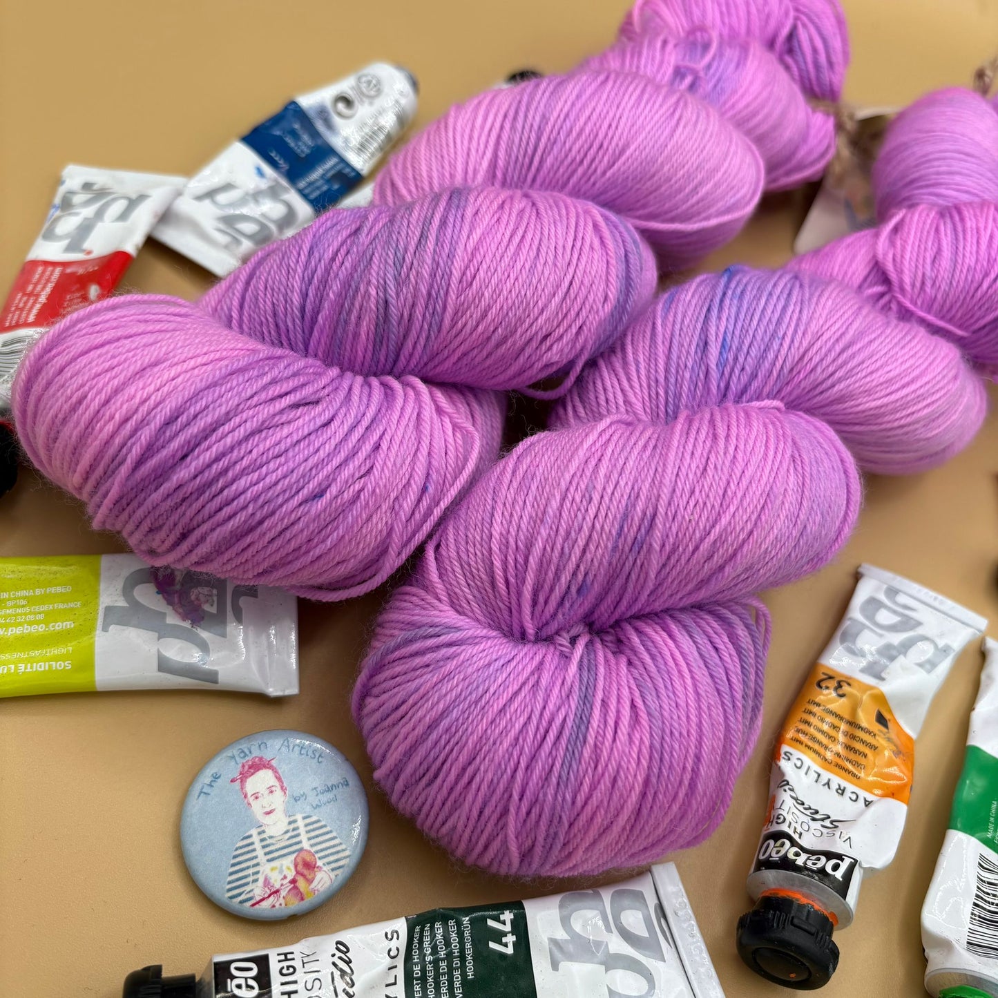 A Rainbow of Solids - Superwash Merino DK and 4 Ply