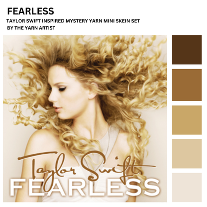Taylor Swift Fearless Inspired Mystery Yarn Set - 5x20g Skeins + 100g - Various Bases