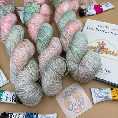 Flopsy Bunnies - Superwash Sock 4 ply or Superwash Merino DK