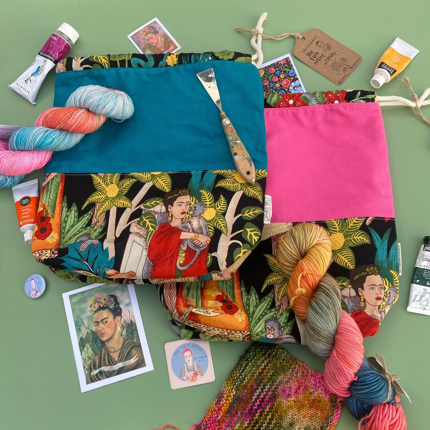 Frida Kahlo Medium Project Bag