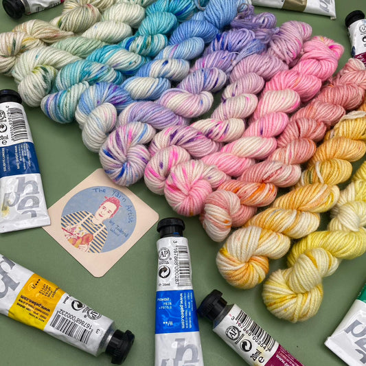 Frida's Flowers - 10 x 20g Mini Skein Set - Sock 4 Ply or Merino DK