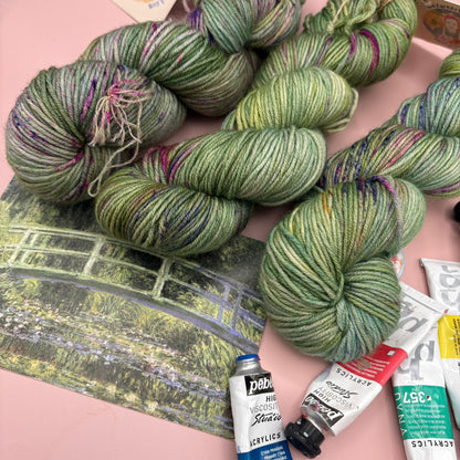 Monet Collection - 100g Skeins- Superwash Merino DK and 4 Ply - Ready to ship