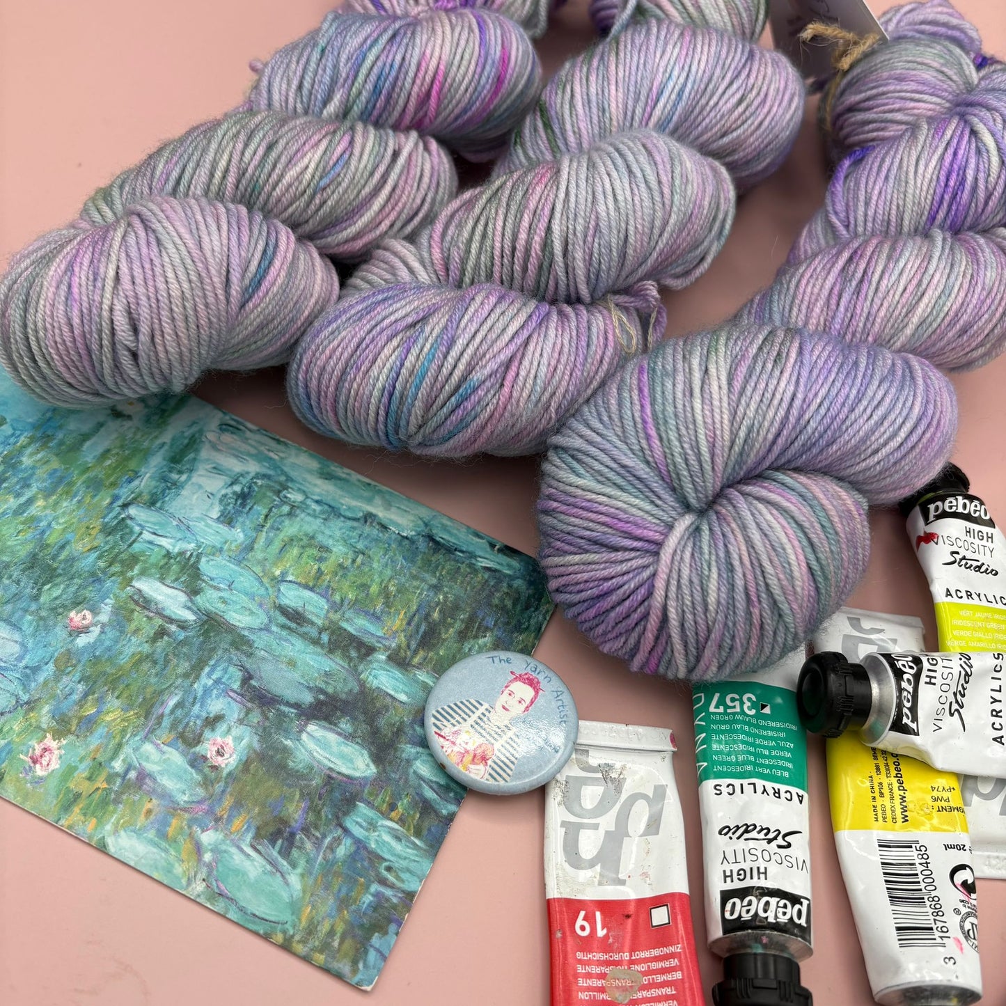 Monet Collection - 100g Skeins- Superwash Merino DK and 4 Ply - Ready to ship