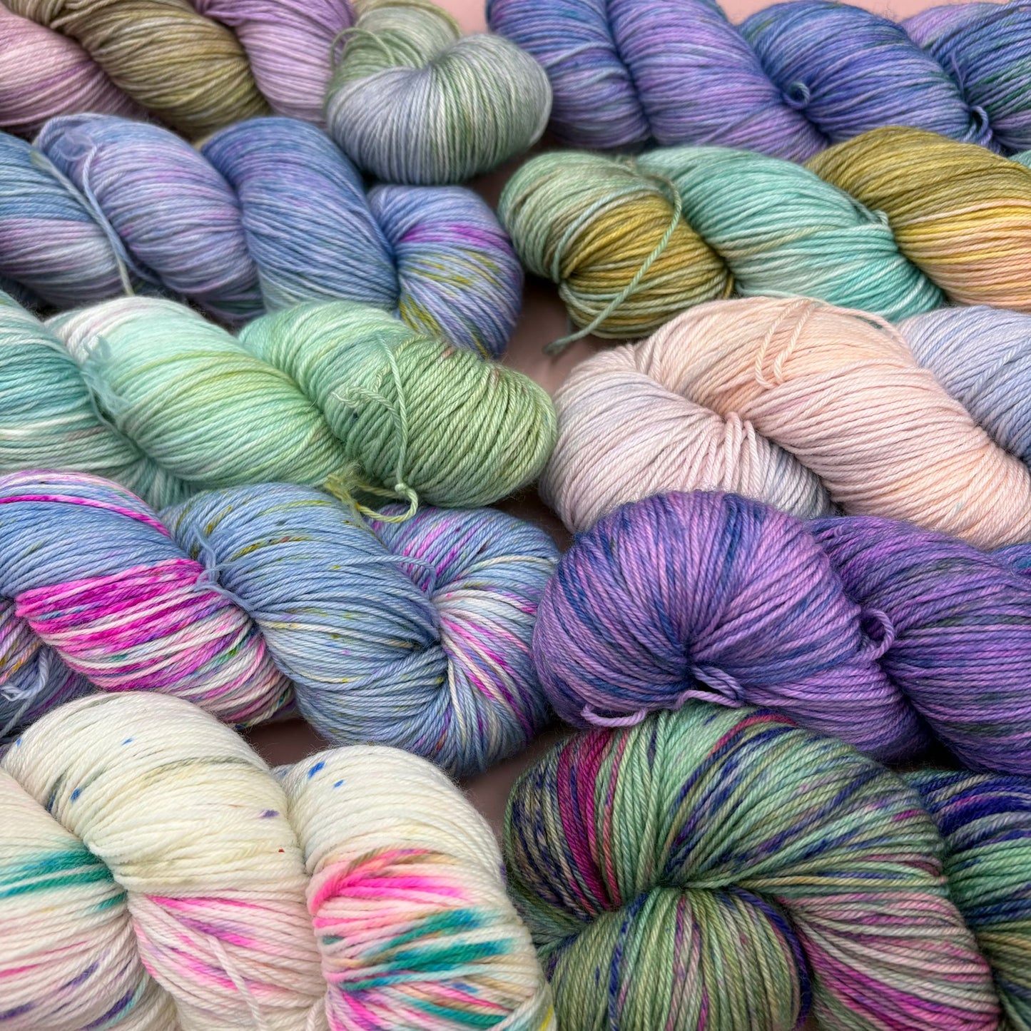 Monet Collection - 100g Skeins- Superwash Merino DK and 4 Ply - Ready to ship