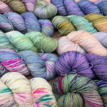 Monet Collection - 100g Skeins- Superwash Merino DK and 4 Ply - Ready to ship