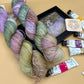 Monet Purple Irises In Giverny - Superwash Sock 4 ply or Superwash Merino DK