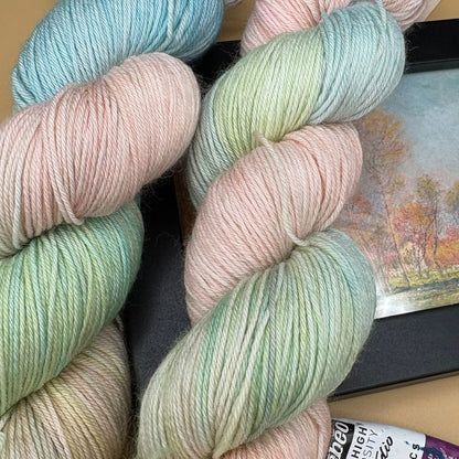 Monet's Springtime in Giverny - Merino Silk 4 Ply