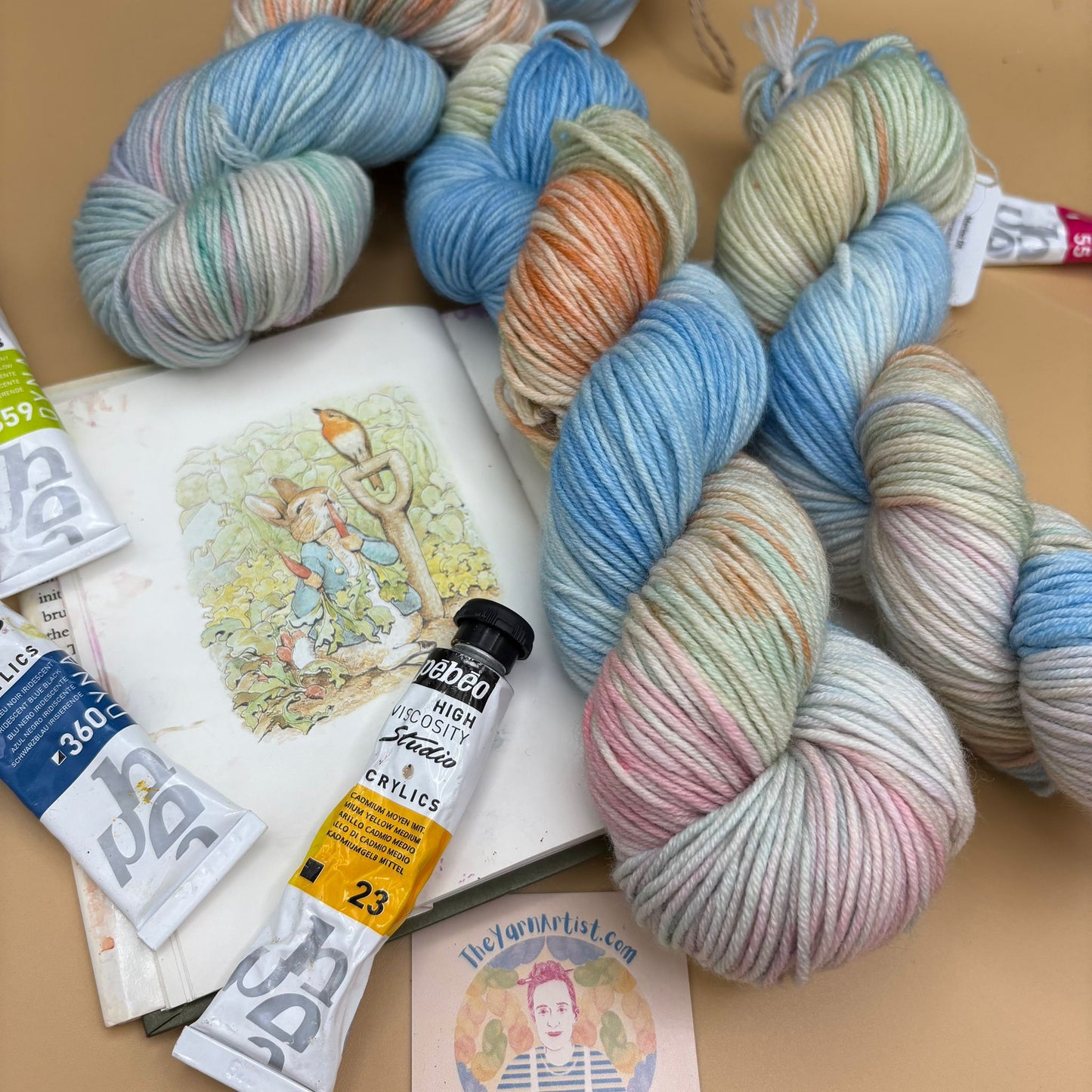 Peter Rabbit - Superwash Sock 4 ply or Superwash Merino DK