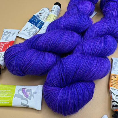 A Rainbow of Solids - Superwash Merino DK and 4 Ply