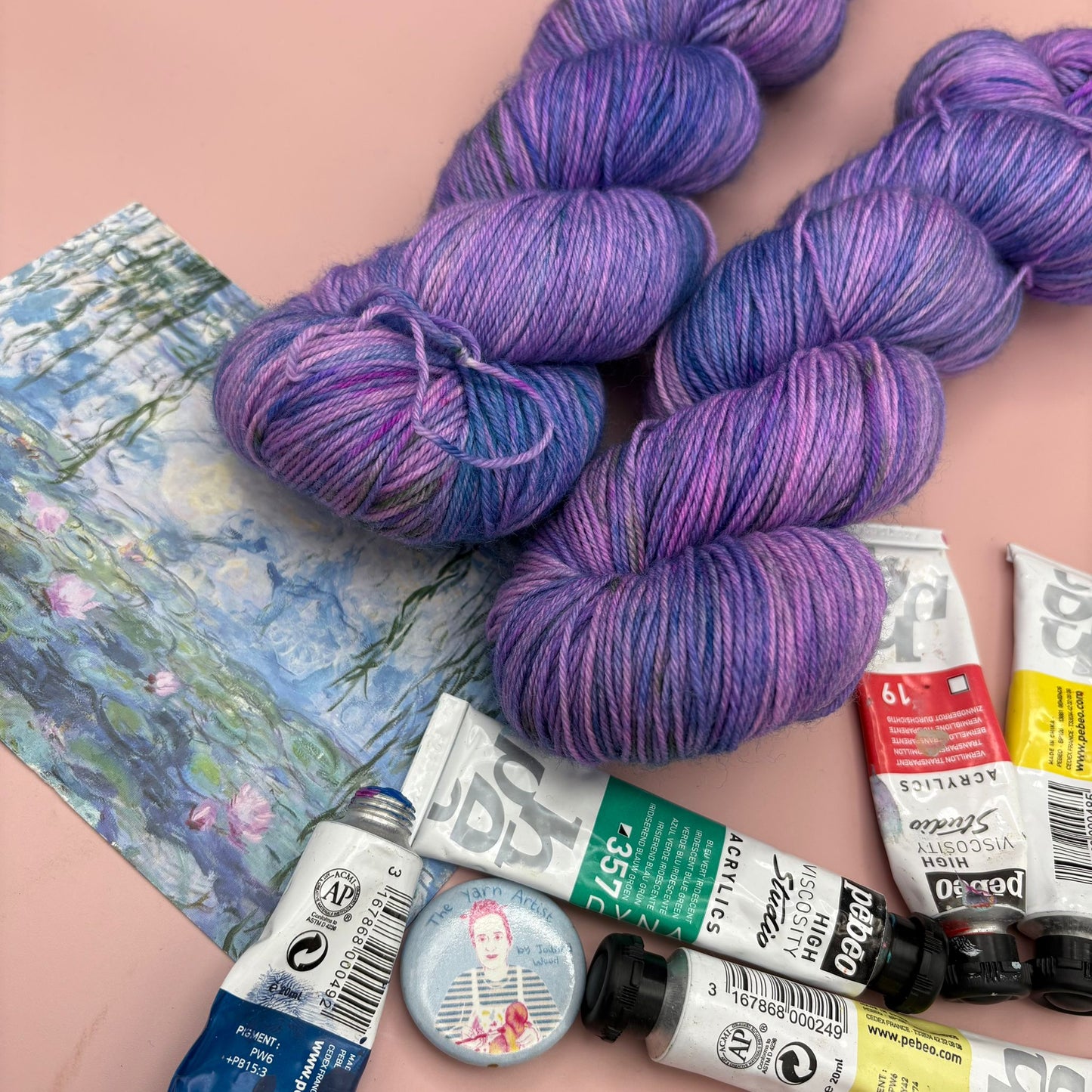 Monet Collection - 100g Skeins- Superwash Merino DK and 4 Ply - Ready to ship