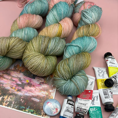 Monet Collection - 100g Skeins- Superwash Merino DK and 4 Ply - Ready to ship