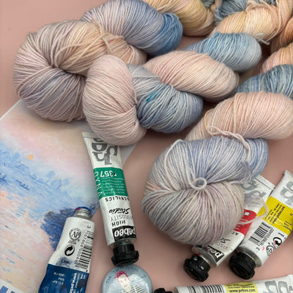 Monet Collection - 100g Skeins- Superwash Merino DK and 4 Ply - Ready to ship