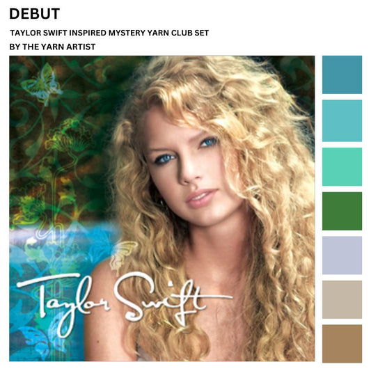 Debut - Taylor Swift Inspired Mystery Yarn Club - 5x20g Skeins + 100g - Various Bases