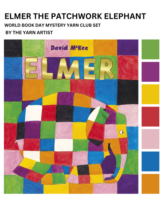 Elmer Inspired World Book Day Mystery Yarn Club - 9x20g Skeins + 100g - Various Bases