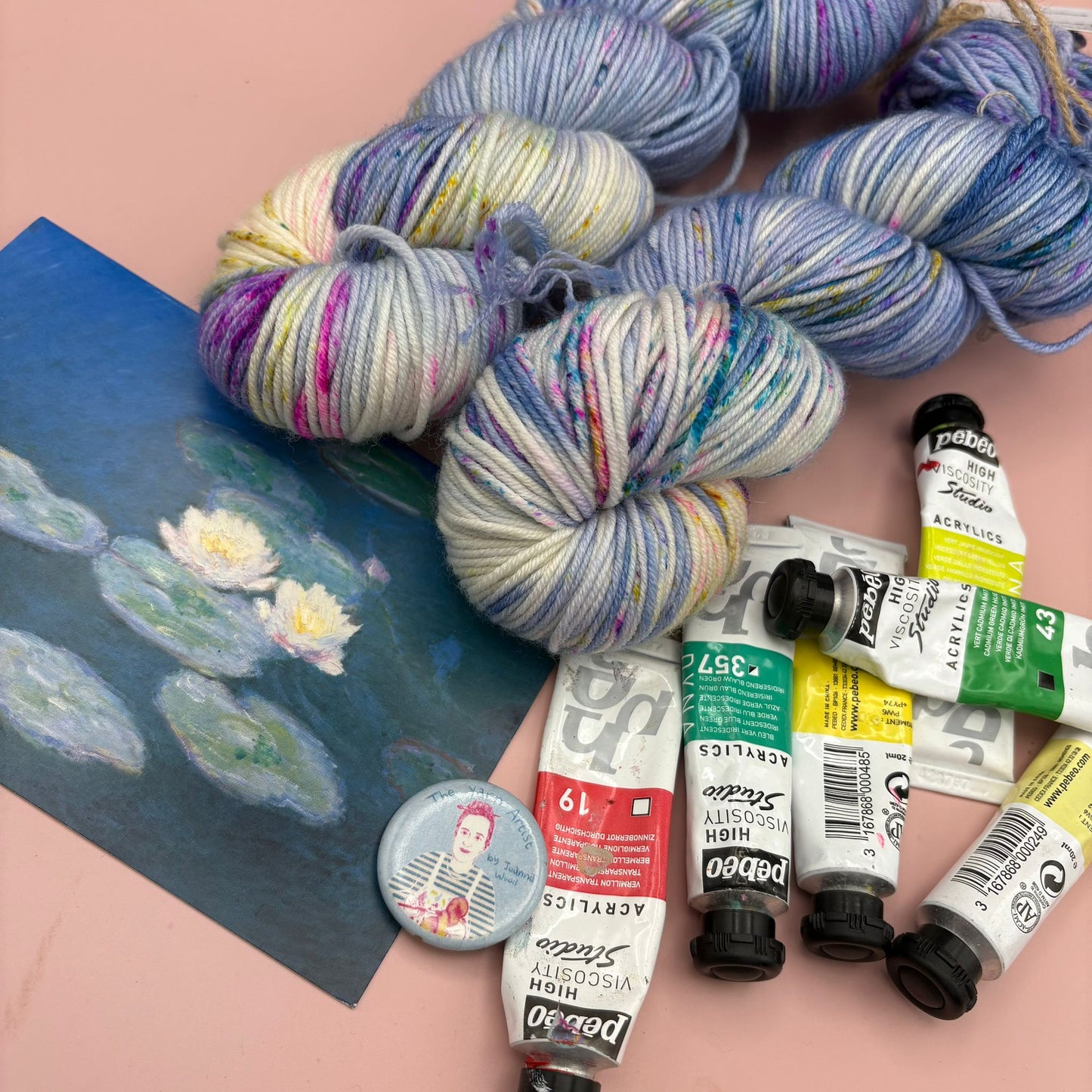 Monet Collection - 100g Skeins- Superwash Merino DK and 4 Ply - Ready to ship