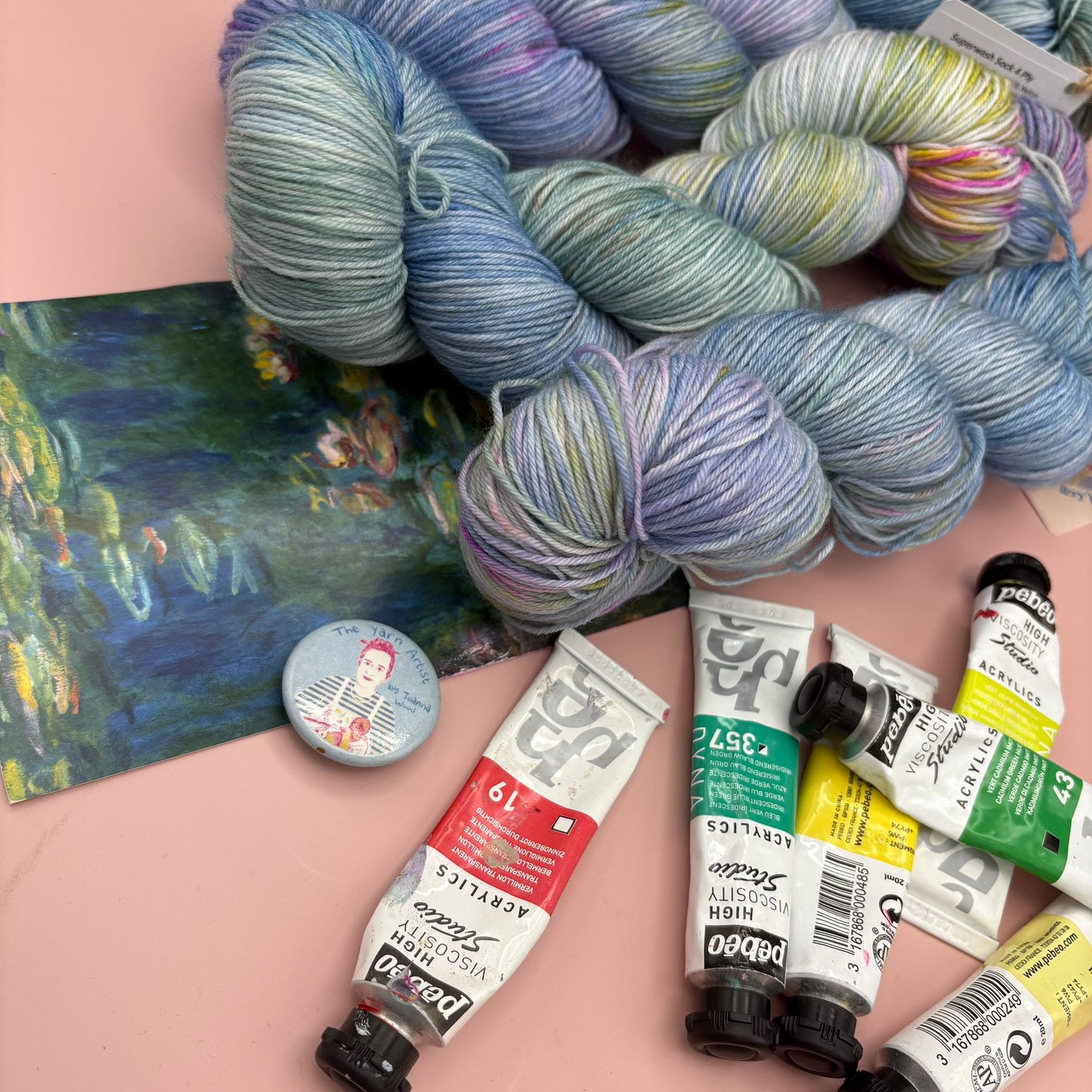 Monet Collection - 100g Skeins- Superwash Merino DK and 4 Ply - Ready to ship