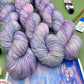 Monet's Lilac Waterlillies - Superwash Sock 4 Ply + Sock DK