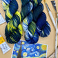 Van Gogh's Starry Night - Superwash Sock 4 Ply + Sock DK